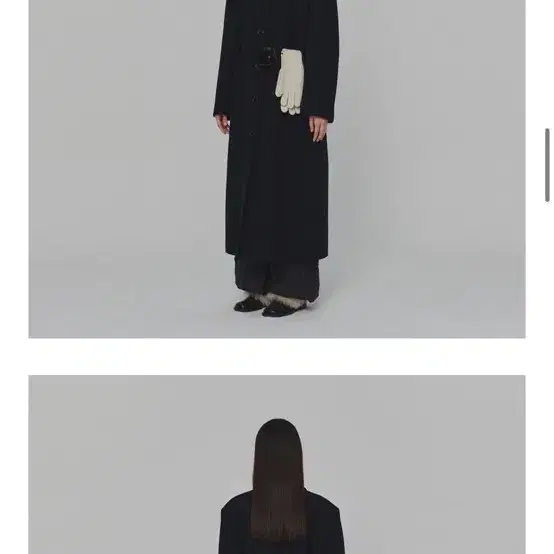 아모멘토 롱코트 single breasted maxi long coat