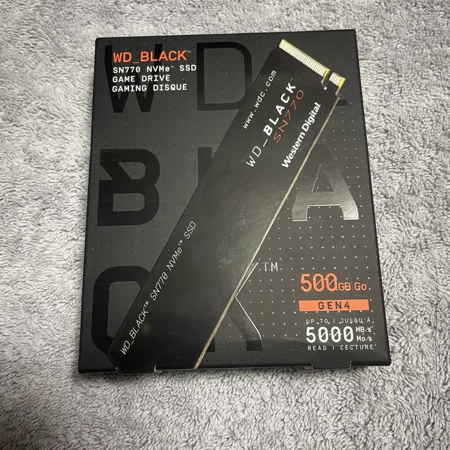 WD BLACK SN770 SSD (500GB)