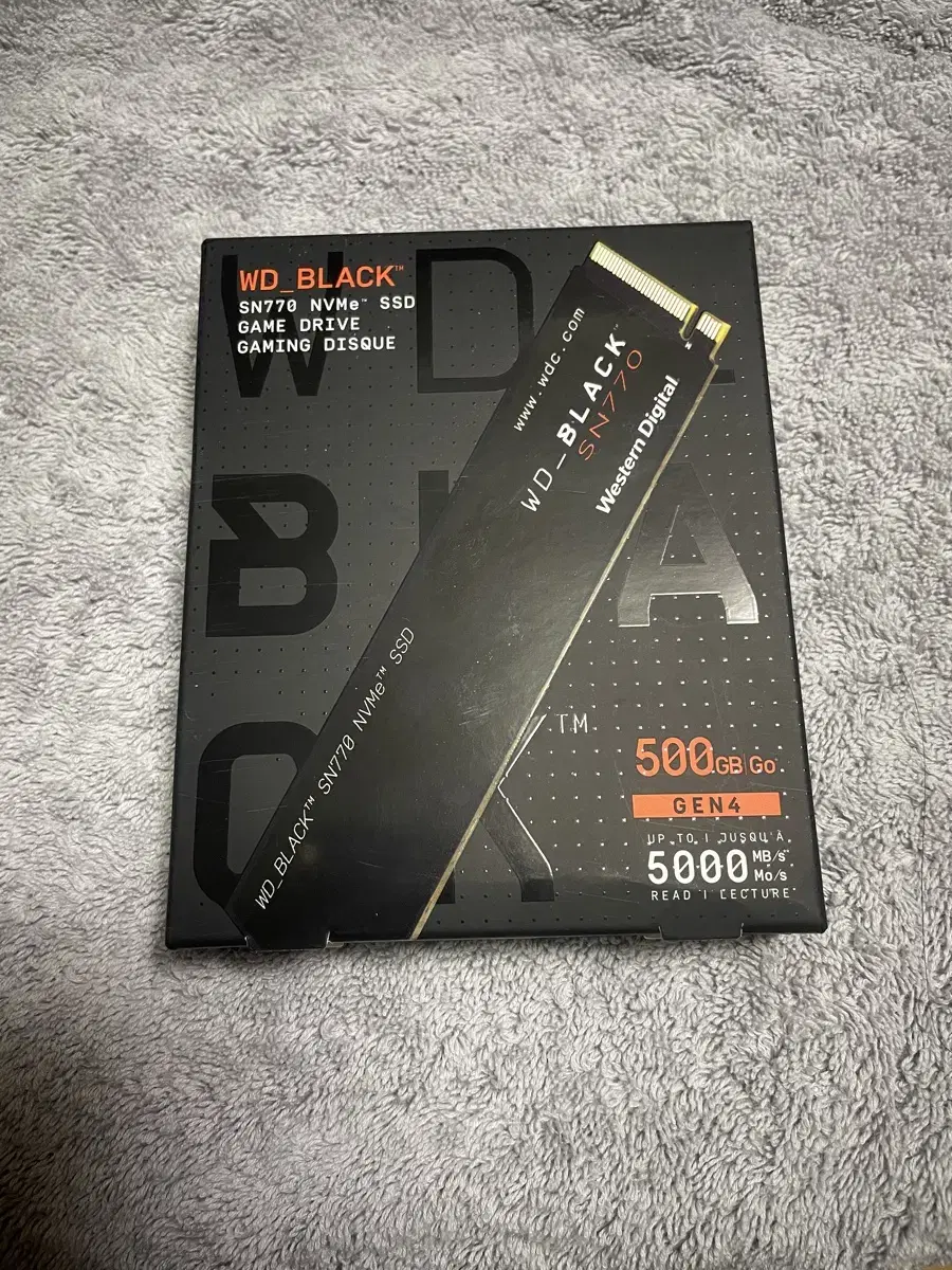 WD BLACK SN770 SSD (500GB)