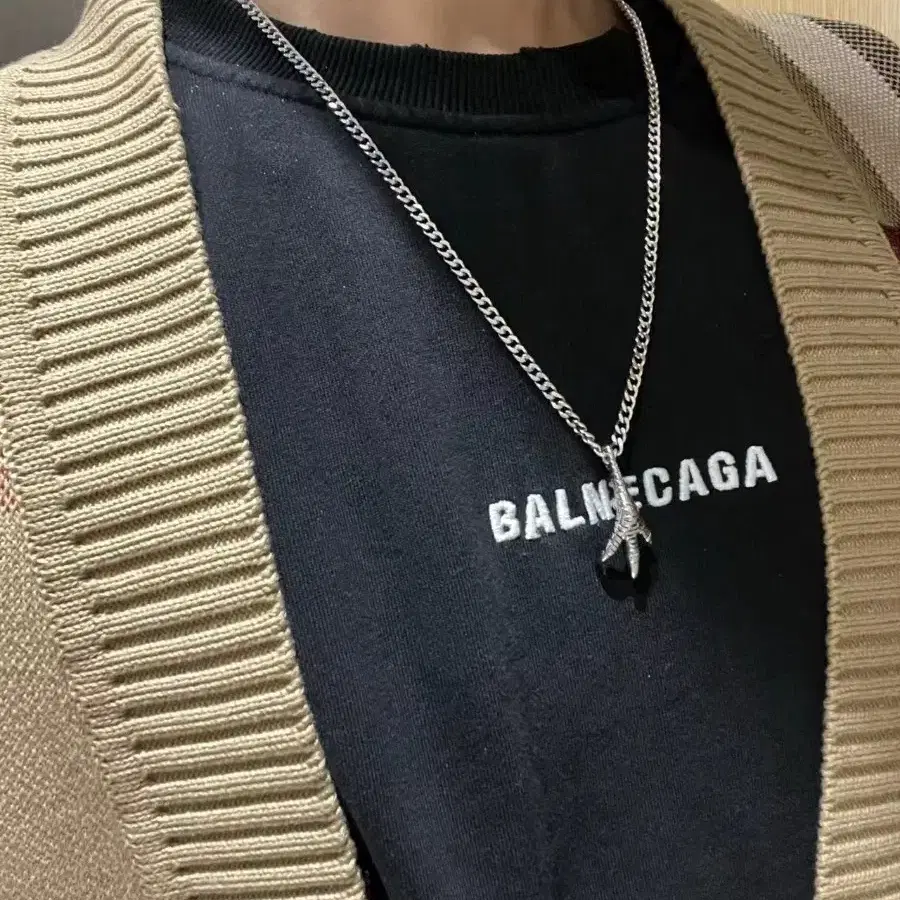 Balenciaga발렌시아가 남성 목걸이 정품