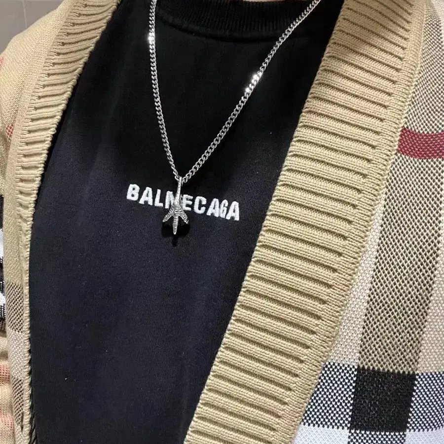 Balenciaga발렌시아가 남성 목걸이 정품