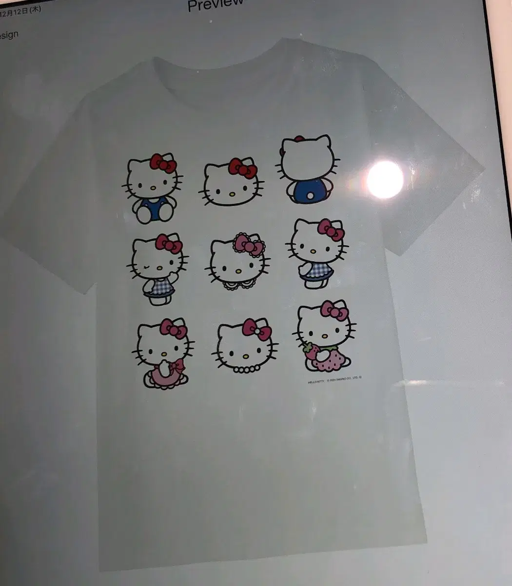 (NEW) Japan UNIQLO UTme! Kitty Custom T-Shirt Sanrio