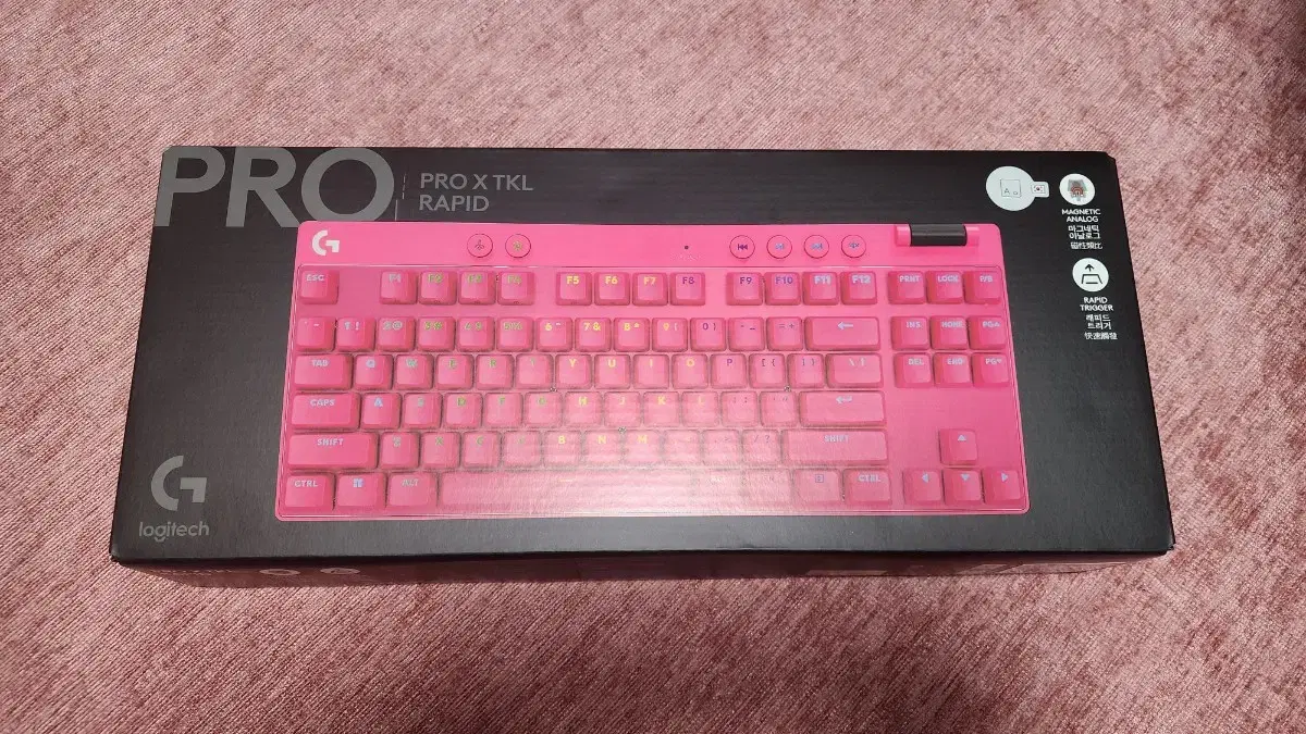 로지텍 G PRO X TKL RAPID 래피드 게이밍 기계식 키보드