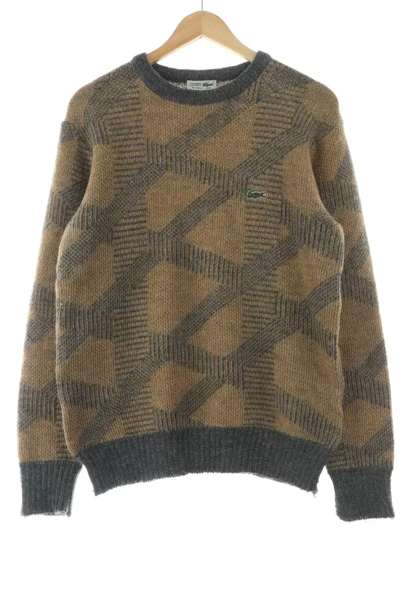 (L) Lacoste Knitted Brown Wool Amecage - 10BC4