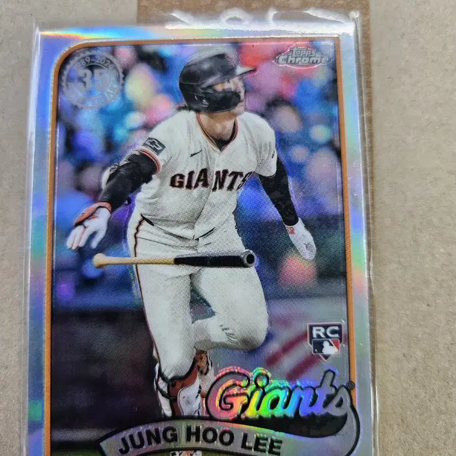 이정후 2024 Topps Chrome 리플렉터 루키 카드