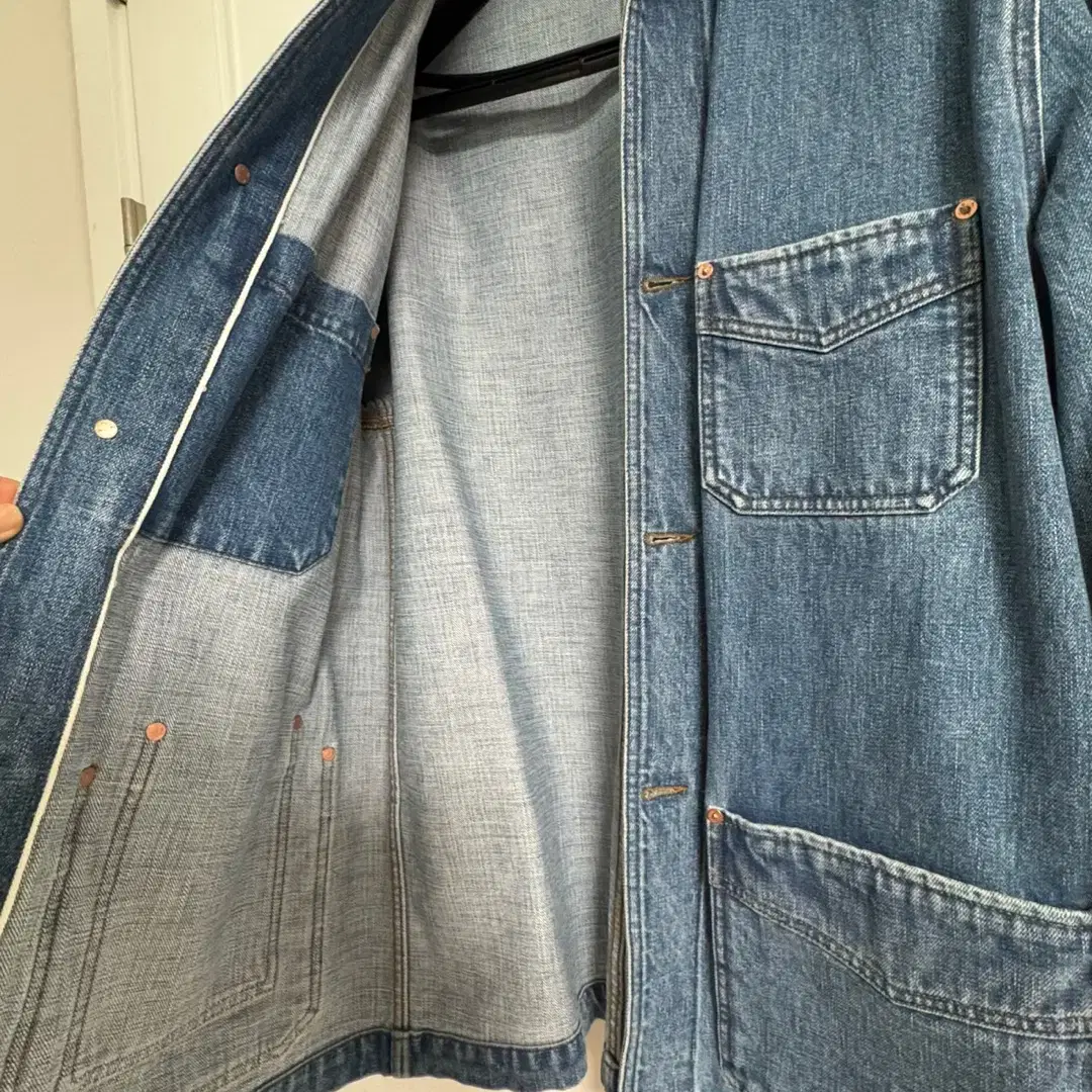 드레익스(Drake's) Denim Chore Jacket 42