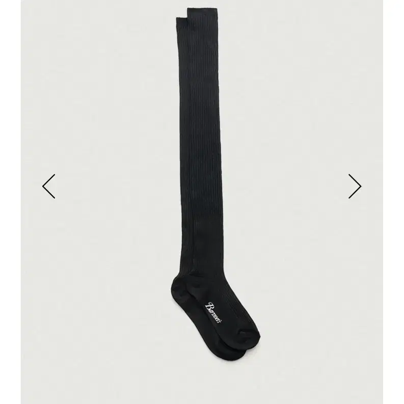 더바넷 Merino Over Knee Knit Socks (블랙)