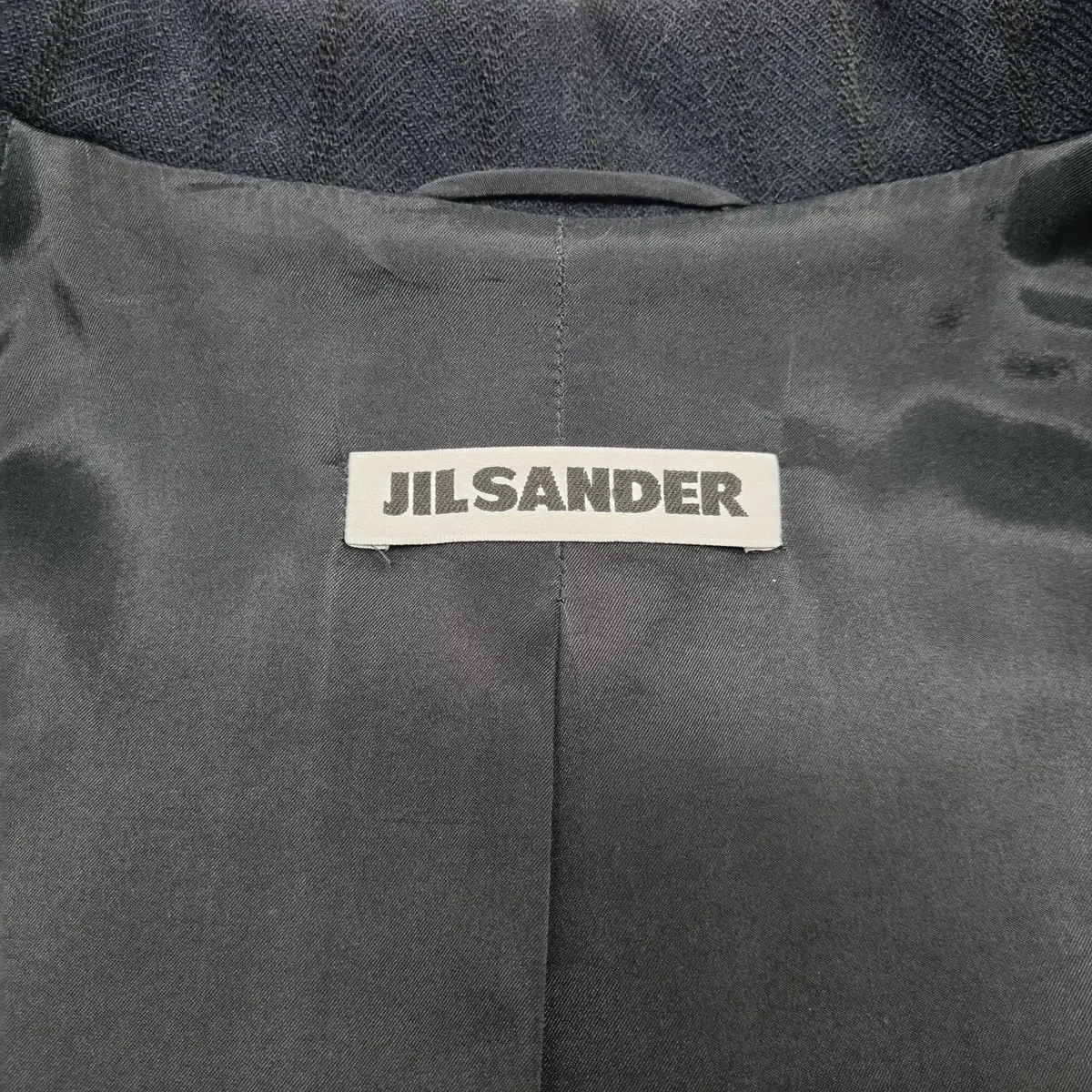 빈티지 질샌더 헤링본 스트라이프 코트 - 38  JIL SANDER