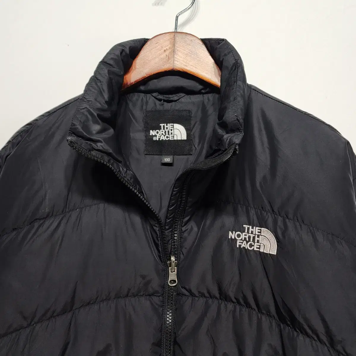 노스페이스 THE NORTH FACE 경량패딩 점퍼 자켓 블랙 L