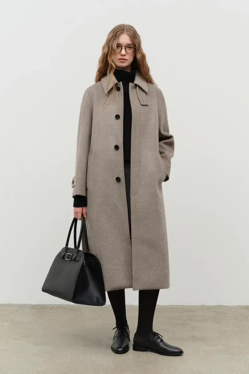 [던스트] UNISEX BELTED WOOL MAC COAT OATMEA