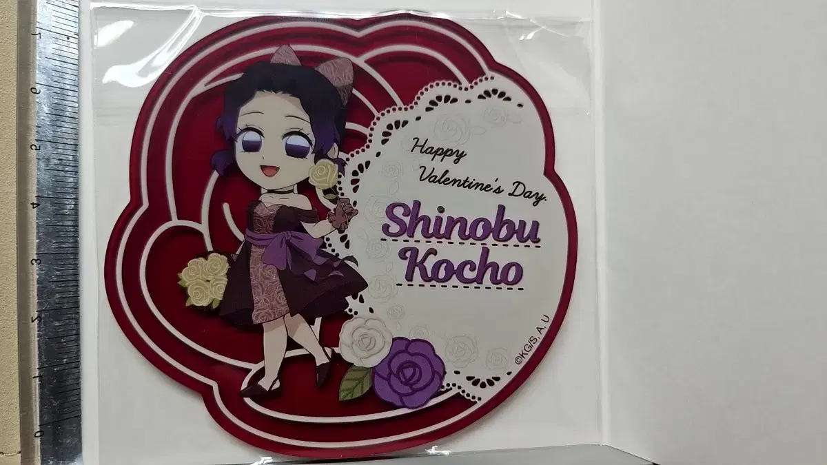 Demon Slayer) Valentine's Day Random Acrylic Coaster (2024) - Shinobu