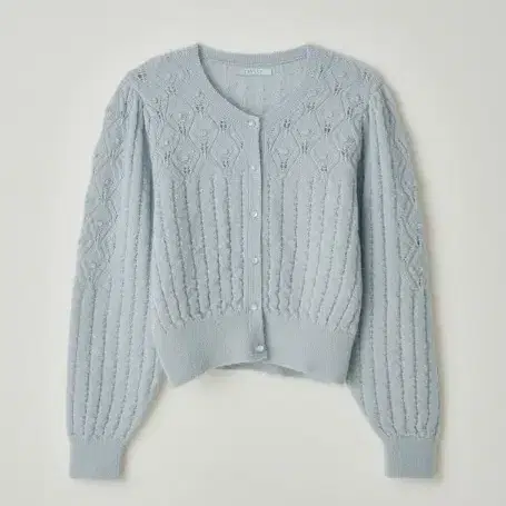 타낫 펄 니트 가디건 T/T Pearl knit cardigan 아이보리