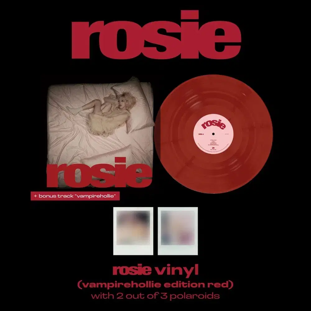 로제 LP 정규1집 ROSIE 뱀파이어에디션 폴라동봉