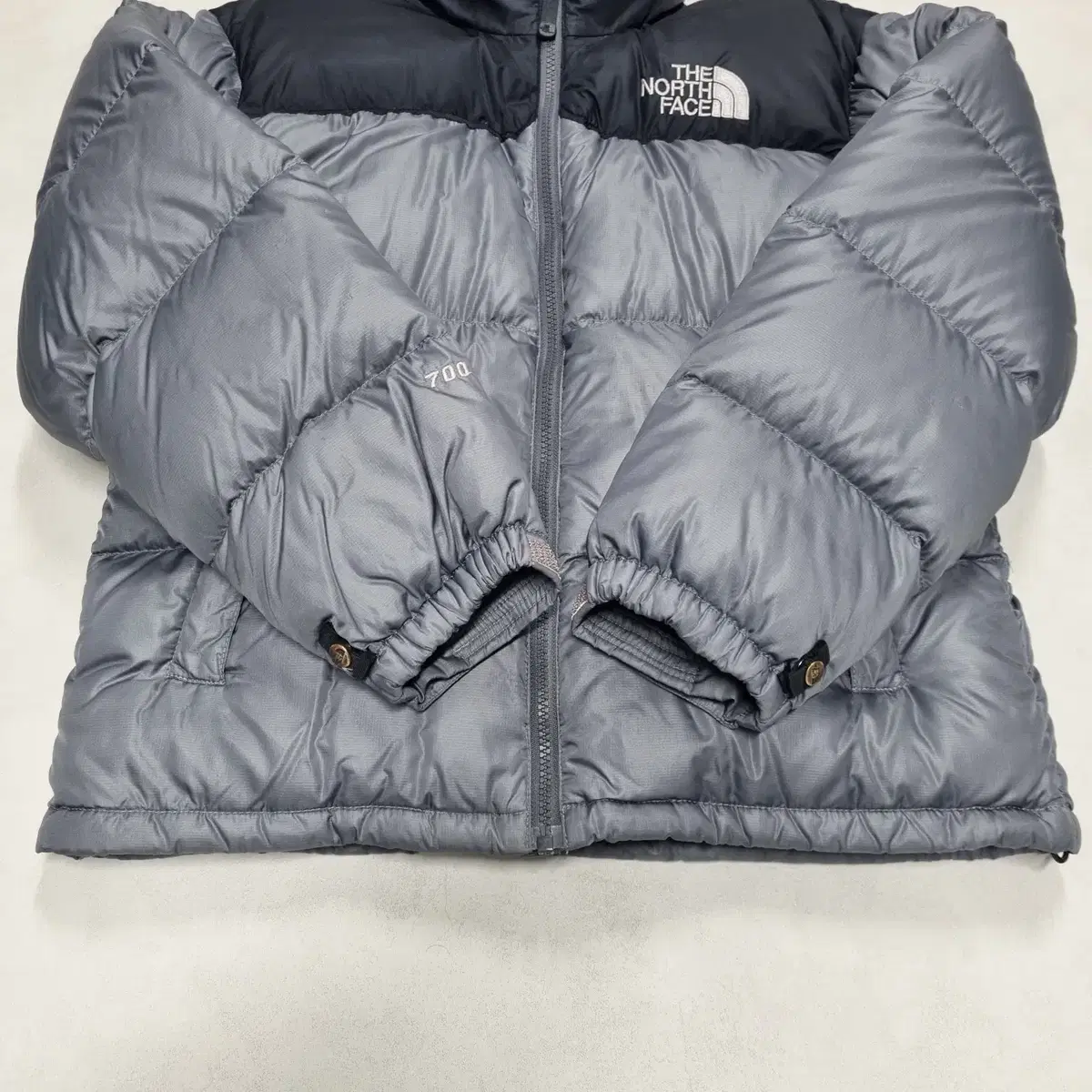 구형 노스페이스 눕시 그레이 - 90(S)    NORTH FACE 패딩