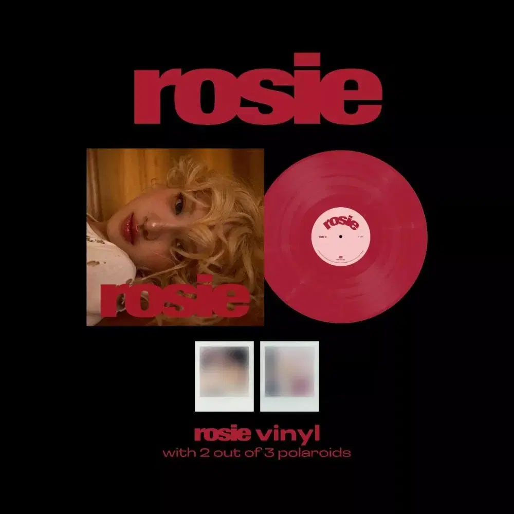 로제 LP 정규1집 ROSIE 레드컬러반