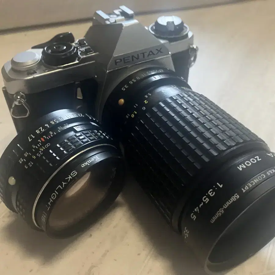 펜탁스 미슈퍼 50mm +35-135렌즈 동봉