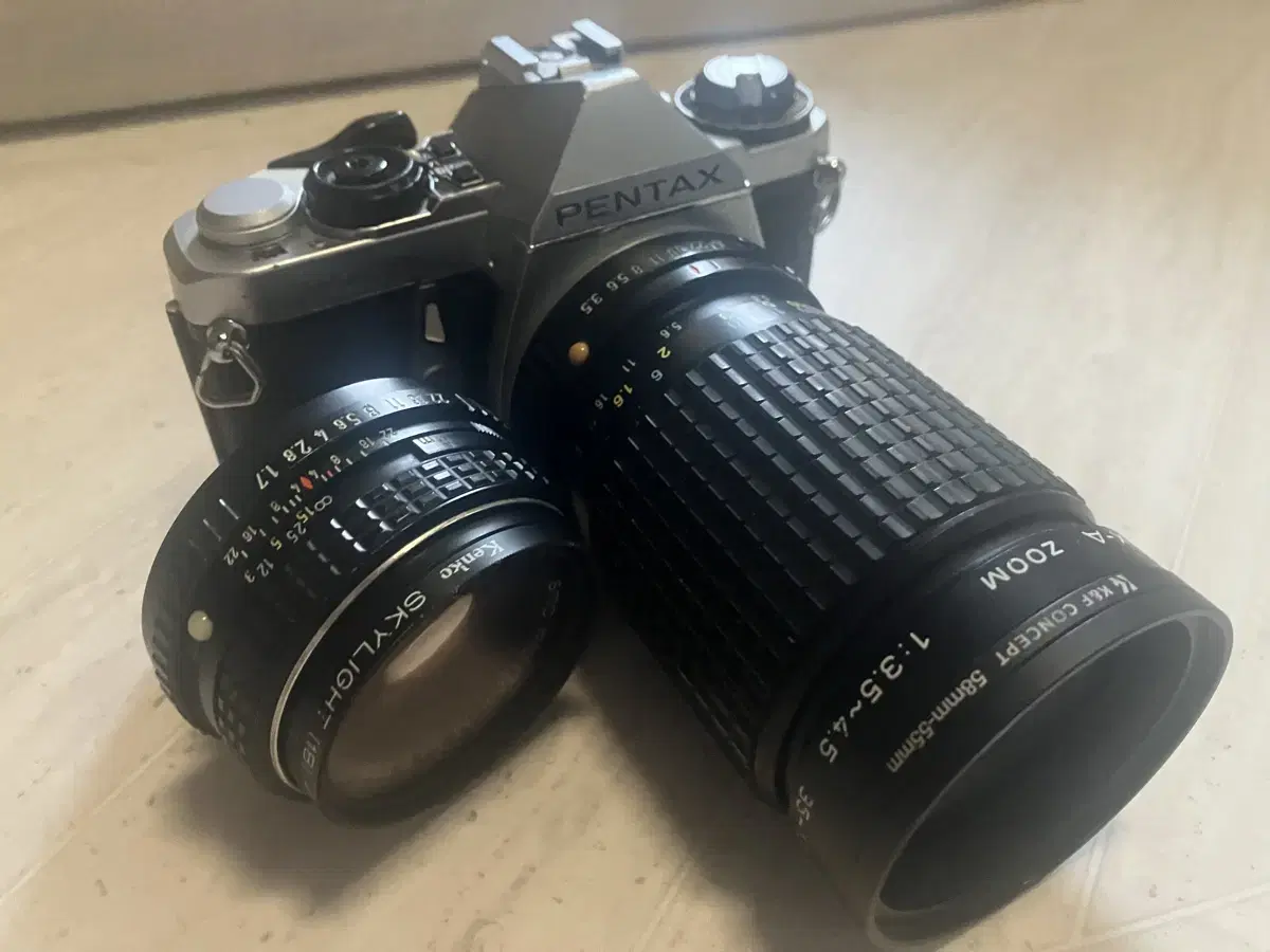 펜탁스 미슈퍼 50mm +35-135렌즈 동봉