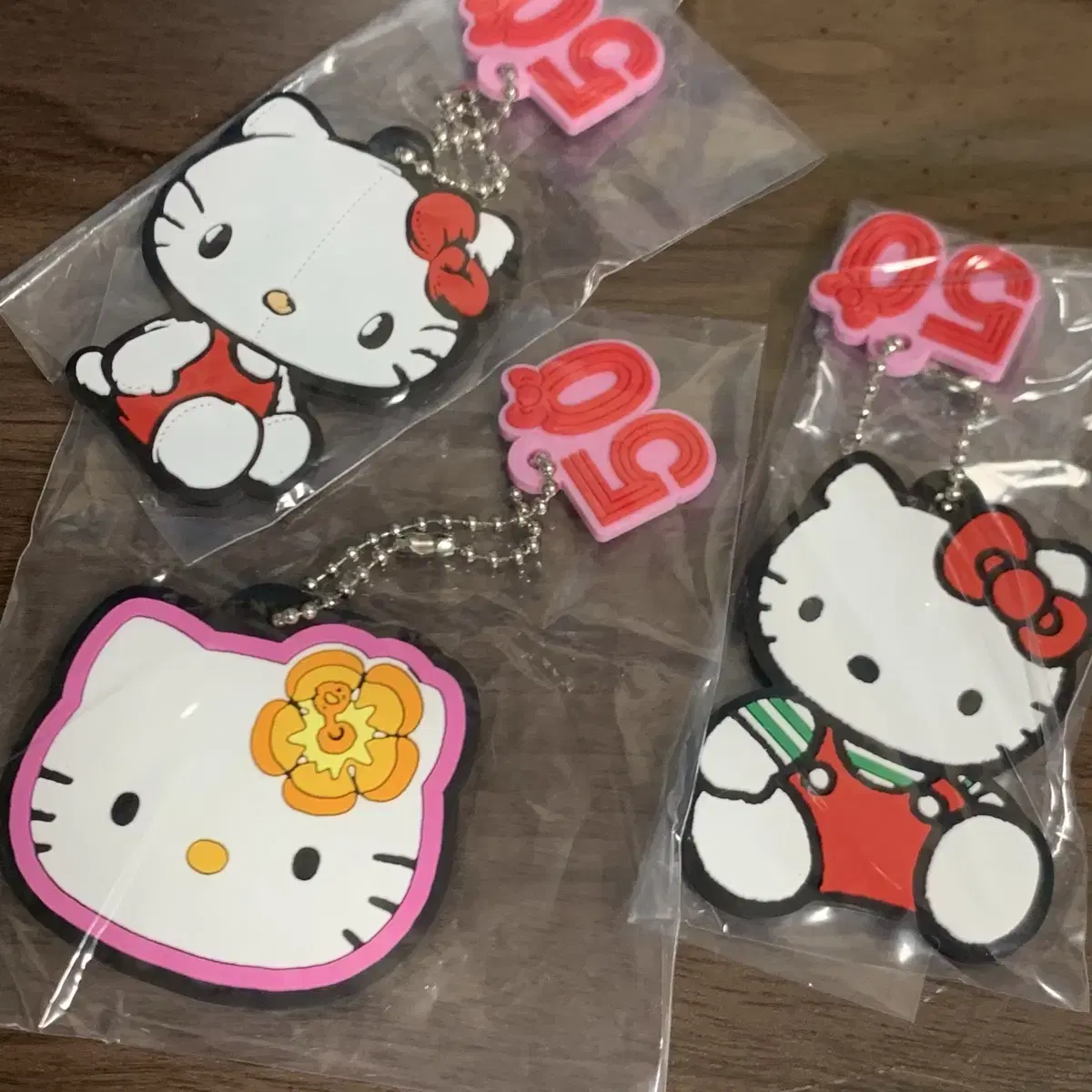 Sanrio Kitty 50th Anniversary Rubber Strap Kitty50th Anniversary Kitty Gacha