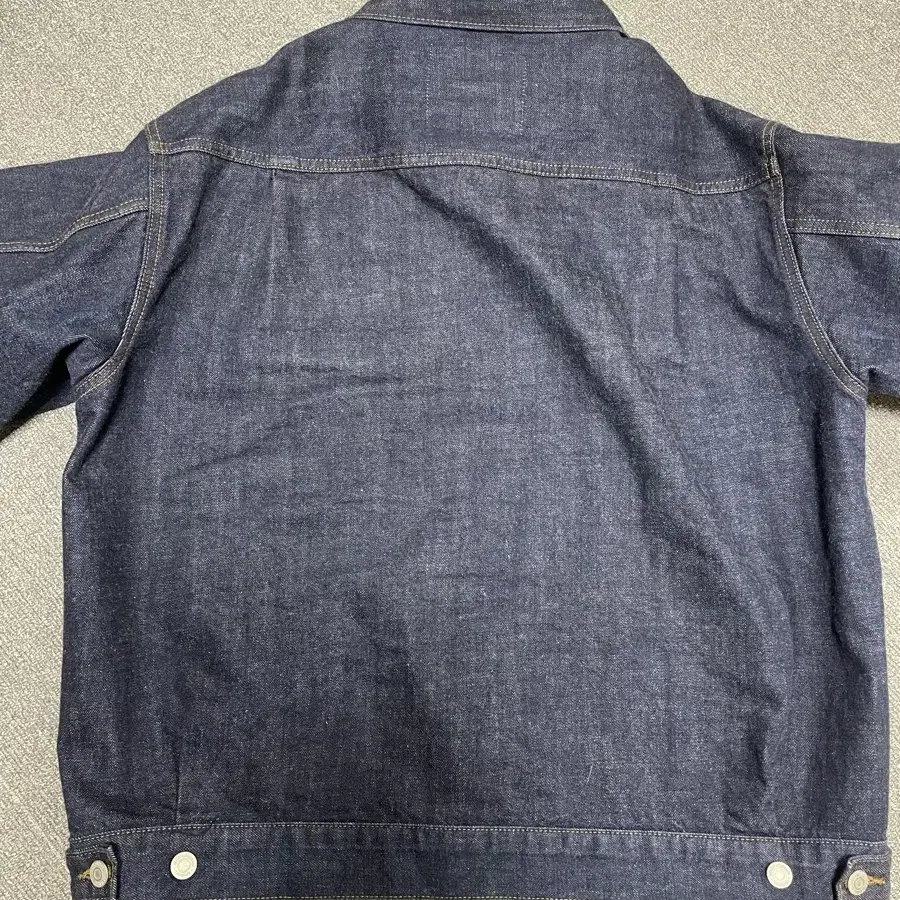 아웃스탠딩 SELVEDGE DENIM 2ND JACKET_INDIGO