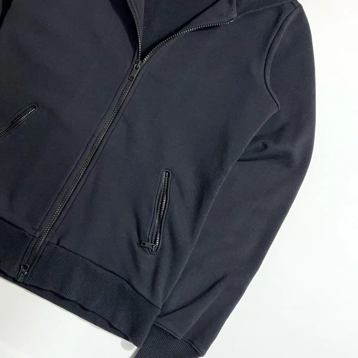 Y3 Hood Logo BK Hood Zip up