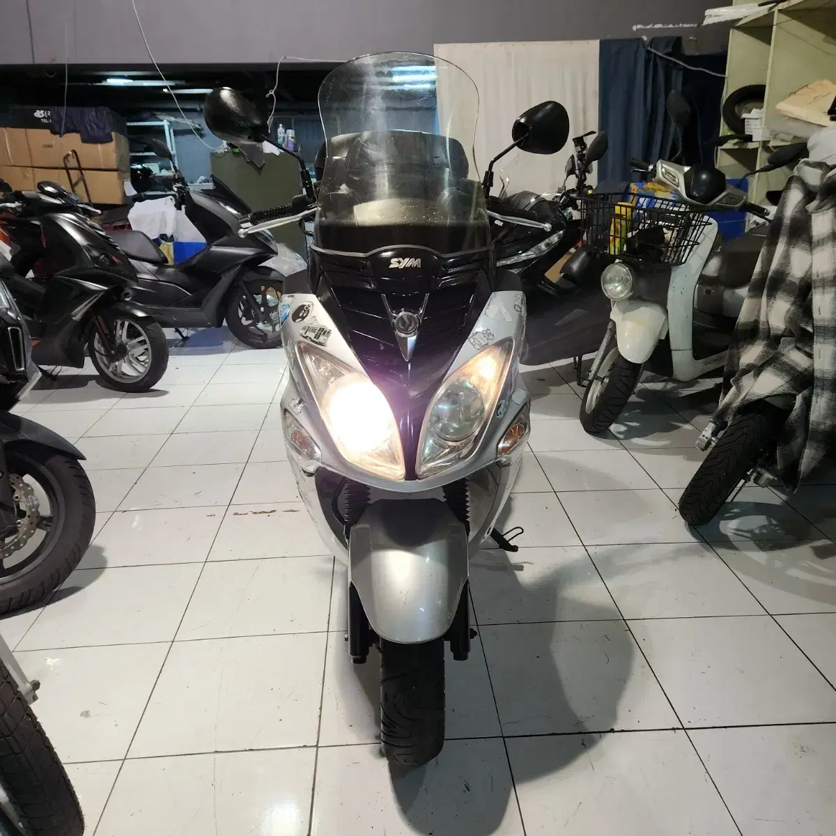 sym 조이라이드 125cc 부산경남울산창원마산진주 중고 오토바이 스쿠터