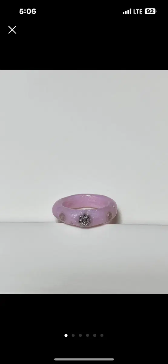 엔프프 반지 nff small metal motif pink(품절상품)