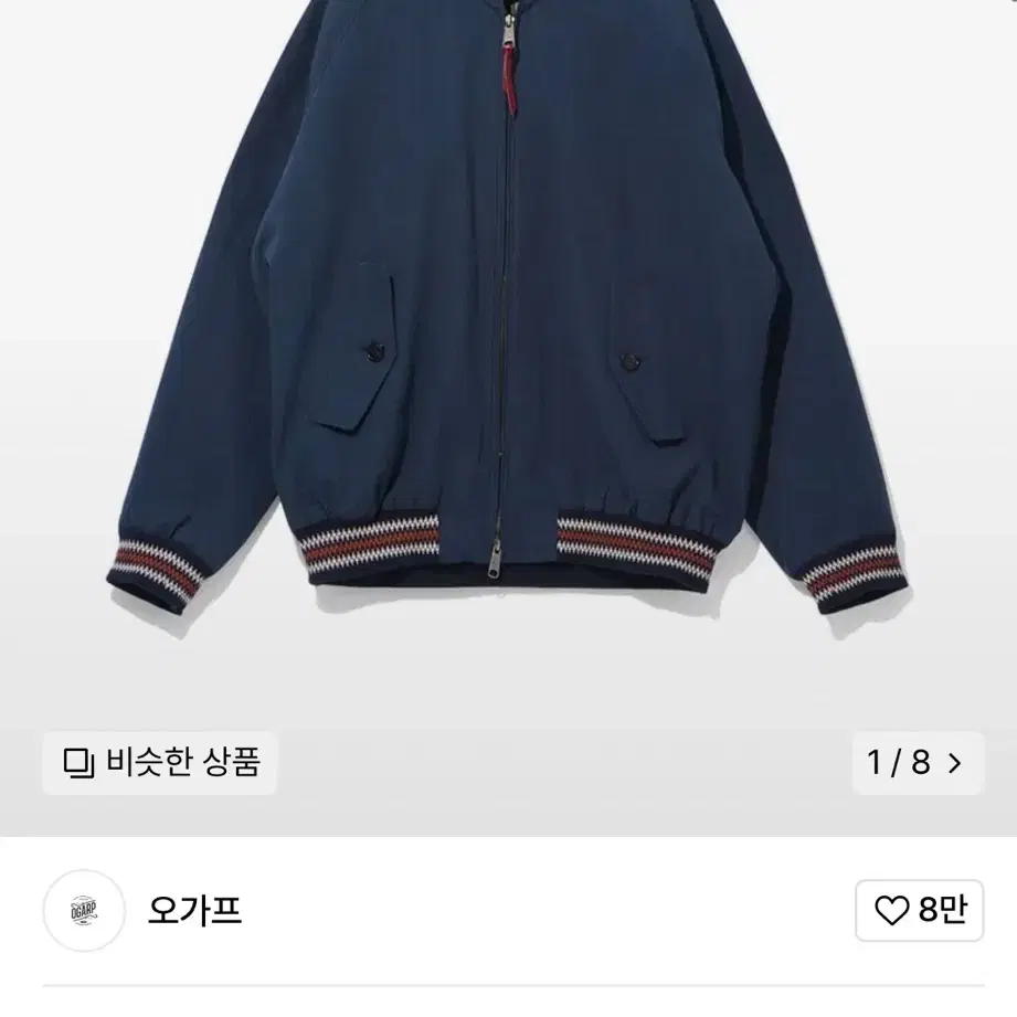 Reversible Herrington Jacket Navy