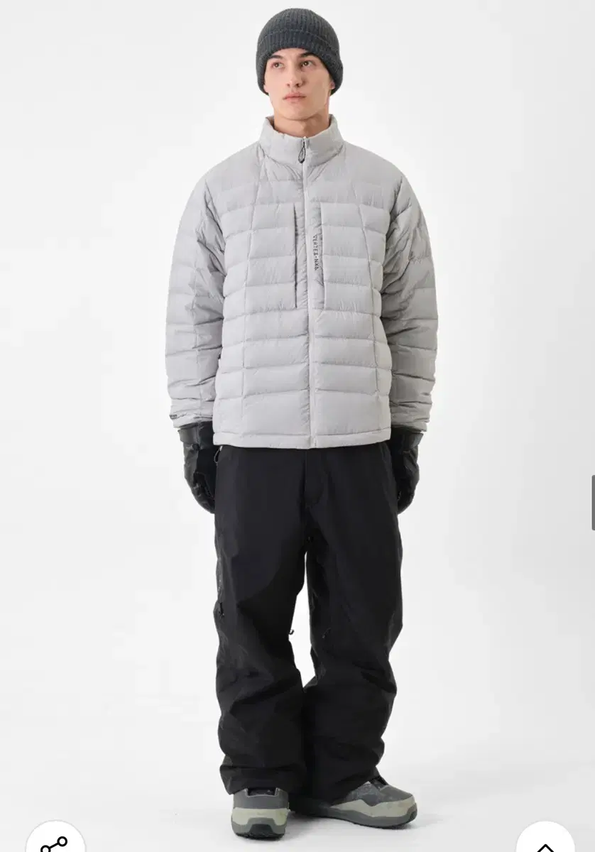 VTX COZY DOWN JACKET MIST GREY