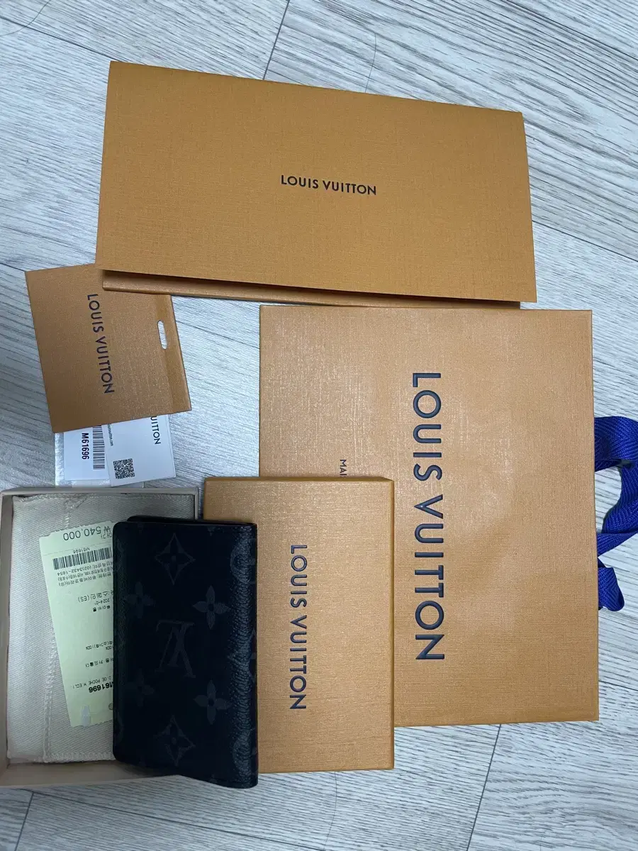 Louis Vuitton Pocket Organizer Monogram Eclipse