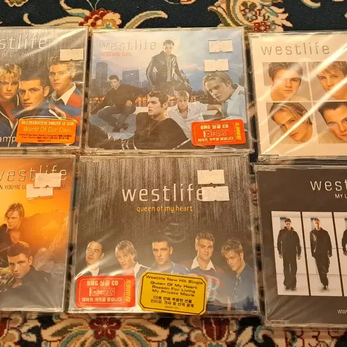 웨스트라이프 Westlife 희귀 싱글 미사용 CD 3종류