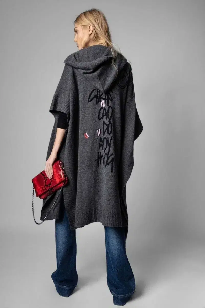 Jadik & Voltaire Cashmere100 Hooded Poncho New Arrivals