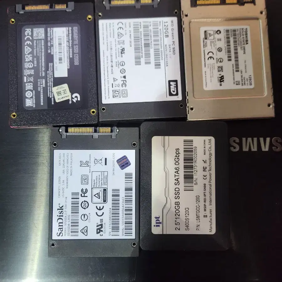 ssd<149>ssd120g 5개묶음