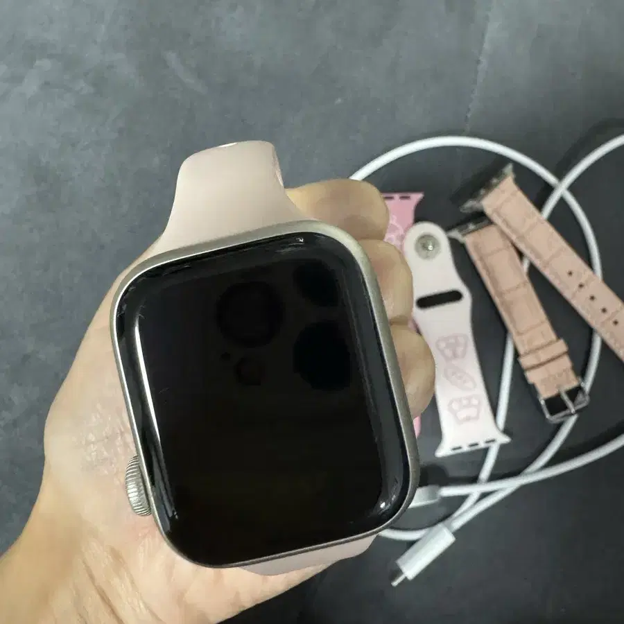 애플워치 9 GPS 41mm 스타라이트 + AppleCare