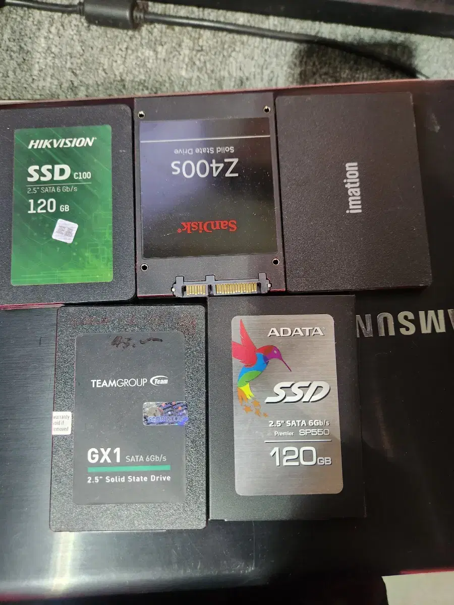 ssd<151>ssd120g 5개묶음