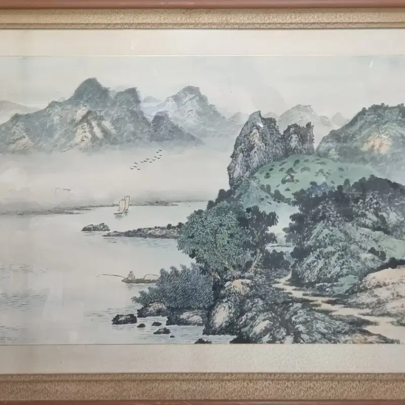 화당 김재배/진품/그림/산수화/선전작가/국전작가/교수/심사위원