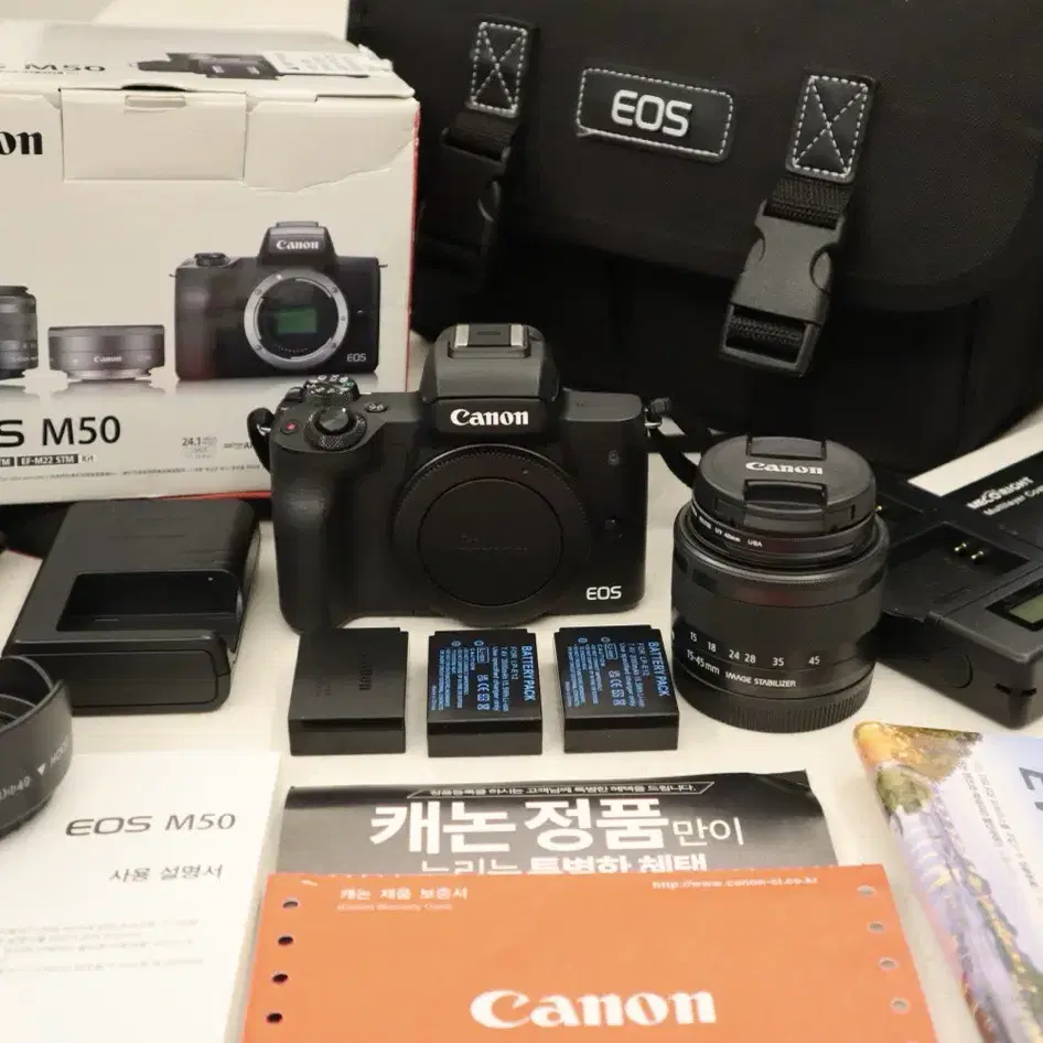 캐논 EOS M50( 미러리스) S급 카메라