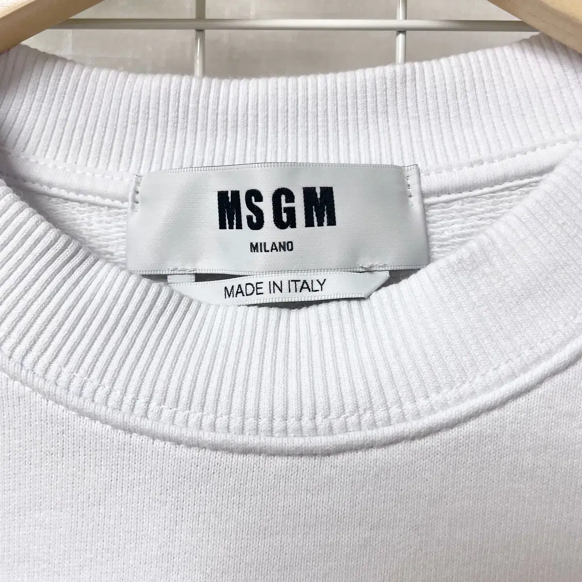 MSGM 스웻셔츠 맨투맨 블루-화이트 WK-0127