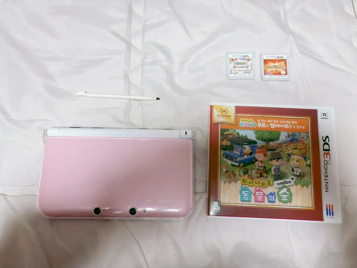 닌텐도 3ds xl 국내판 한글판 한국판 핑크