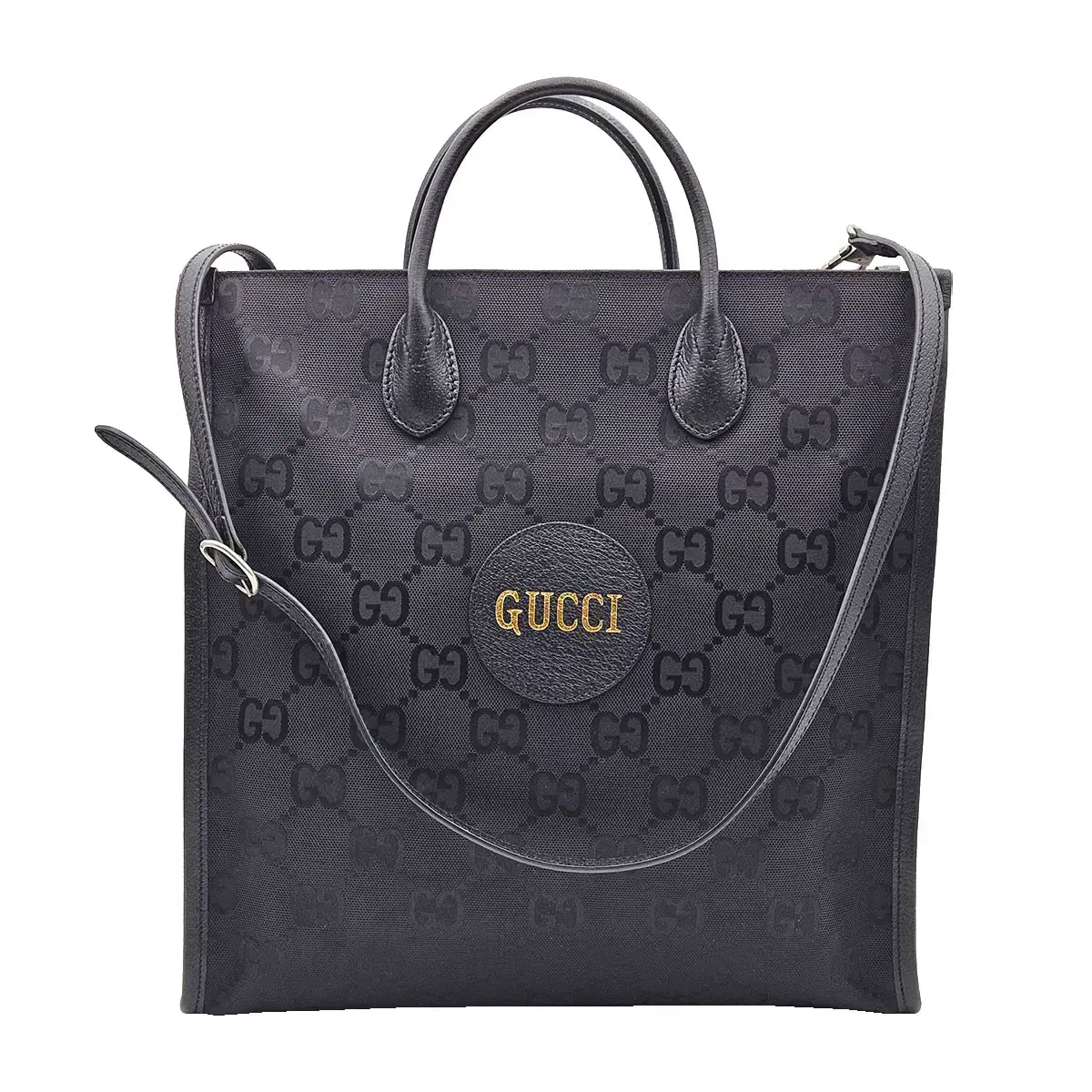 Gucci 630355 Black GGLogo Nylon Off the Grid Tote 2WAY