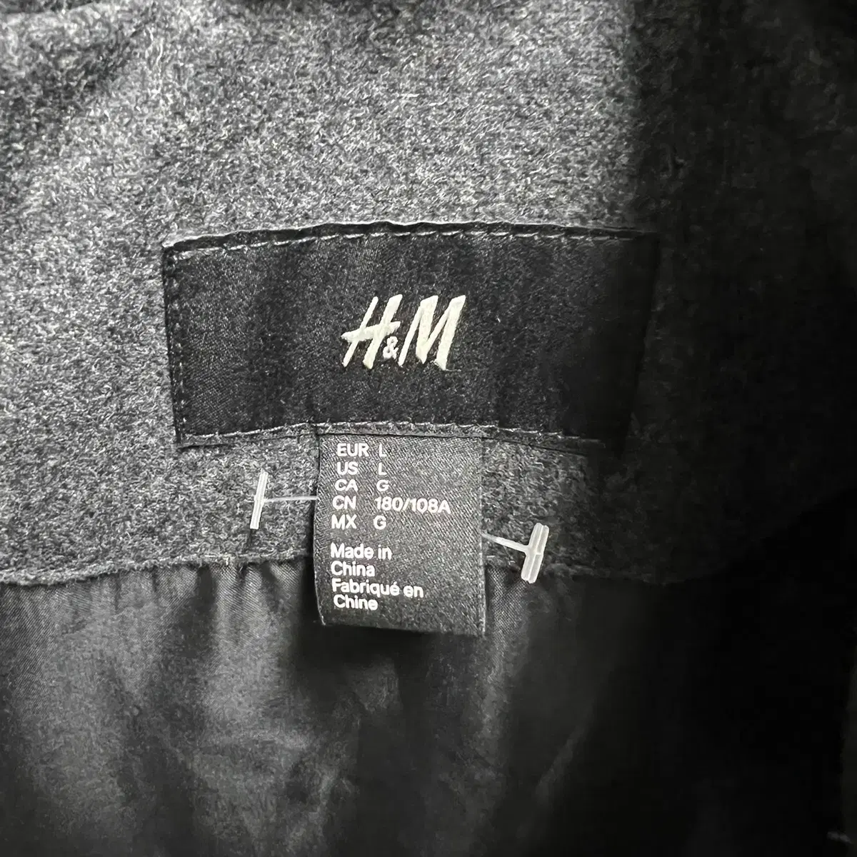 H&M/에치앤앰패딩조끼집업/남성100/아우터/