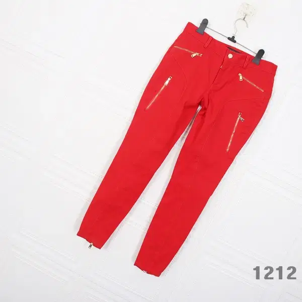 Polo Ralph Lauren Women's 26-Inch Red Zippered Pants