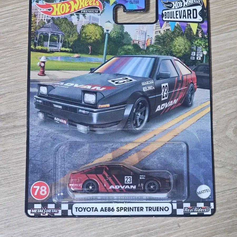 핫휠 프리미엄 블러바드 도요타 ae86 sprinter trueno