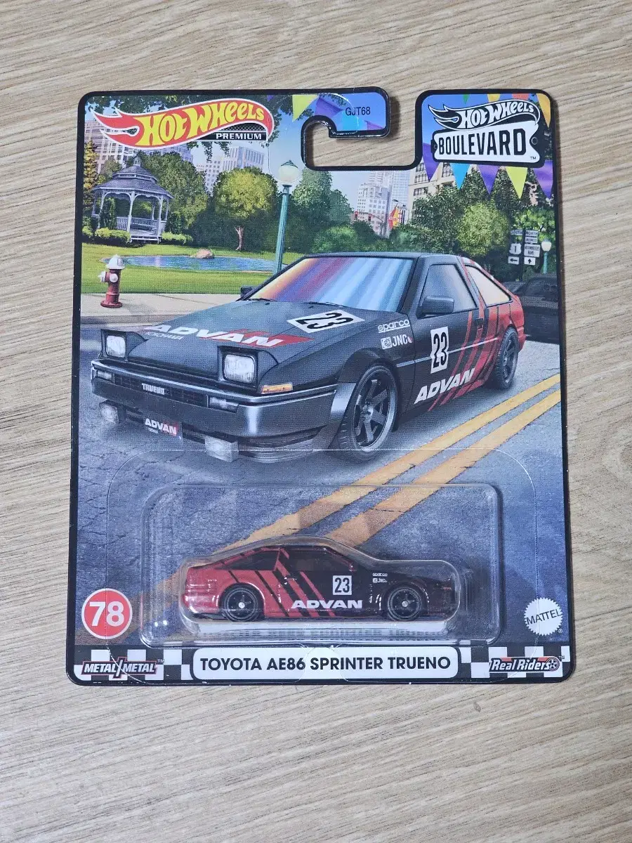 핫휠 프리미엄 블러바드 도요타 ae86 sprinter trueno