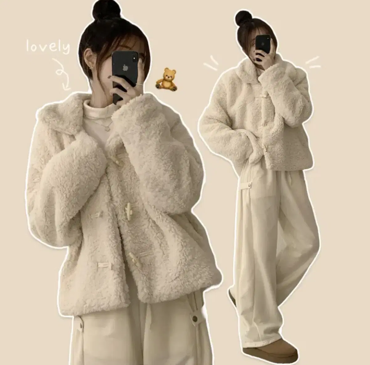 New) Able Poggle Tteokbokki Coat