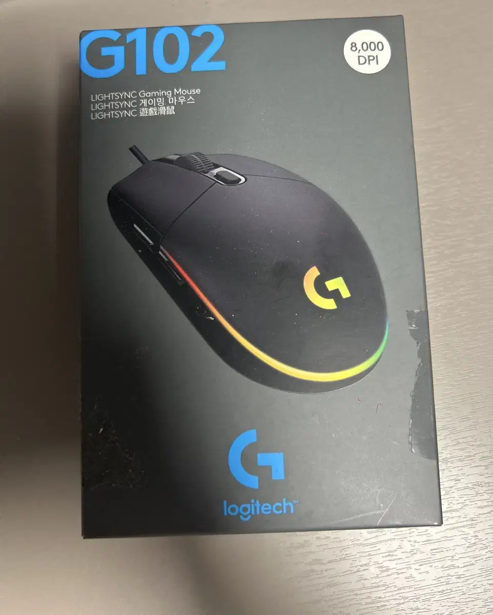 로지텍 G102 LIGHTSYNC