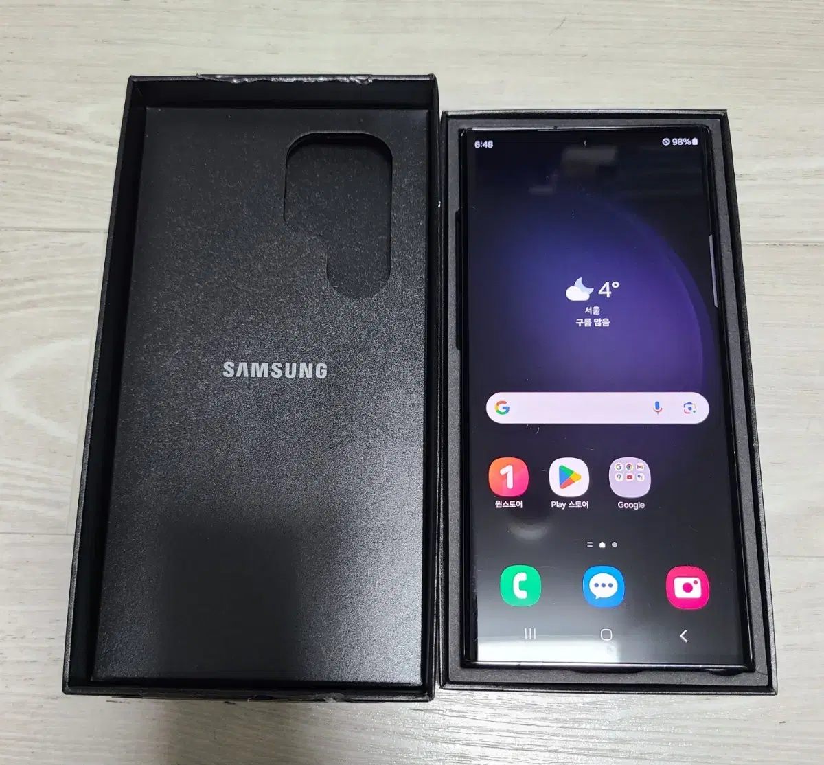 갤럭시 S23울트라 블랙 256GB 싸게 팝니다.