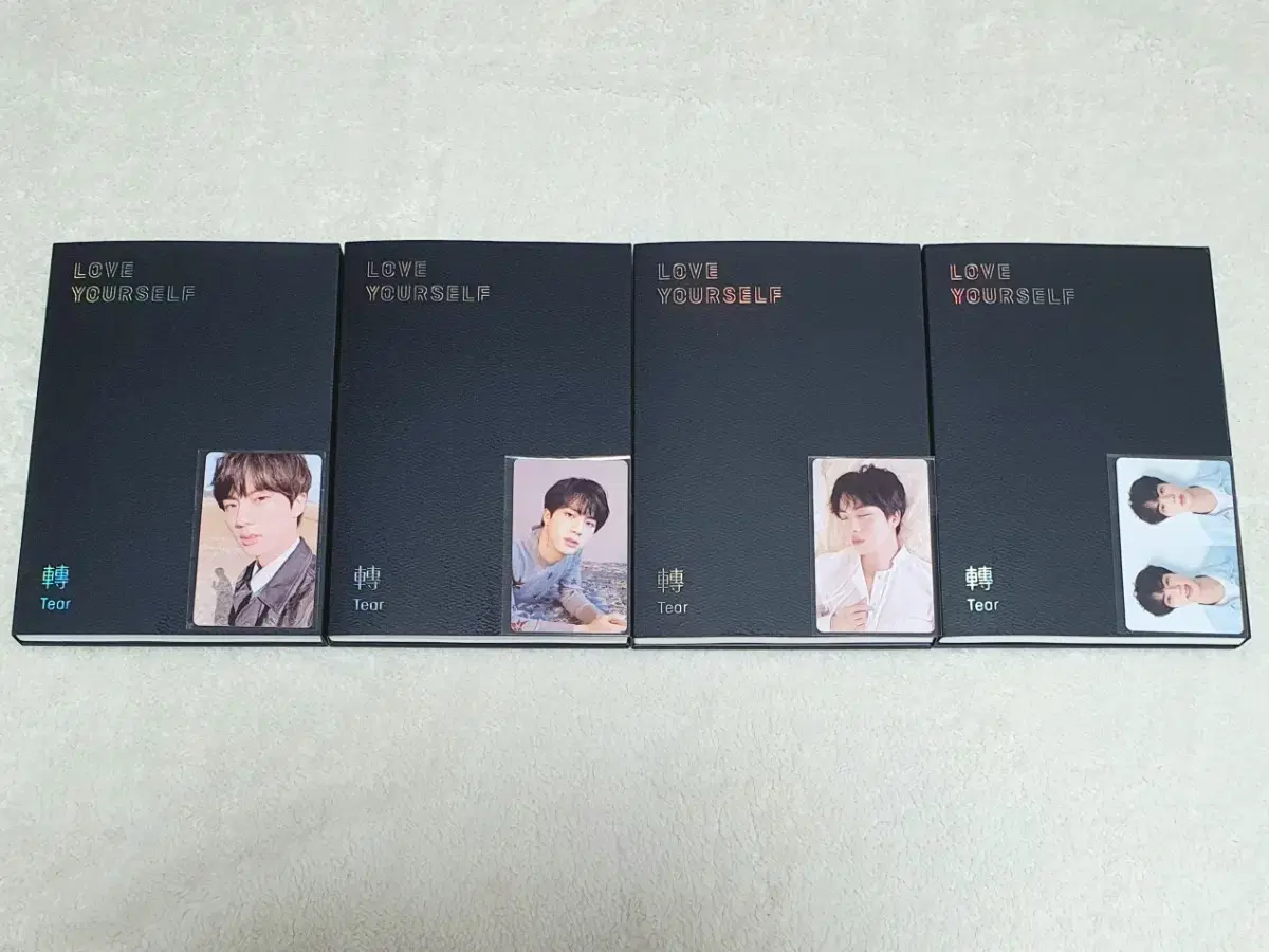 방탄 앨범 럽셀 티어 앨범 포카 포함 석진 풀셋
