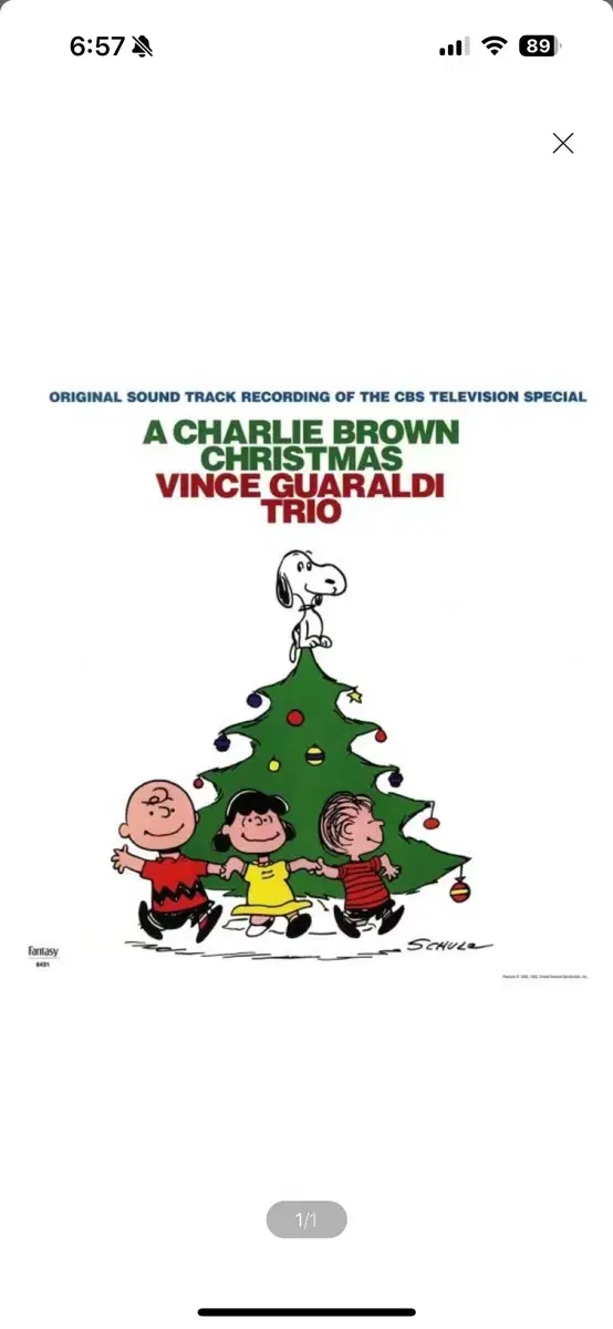 LP) 찰리 브라운 크리스마스 음악 (A Charlie Brown Chr