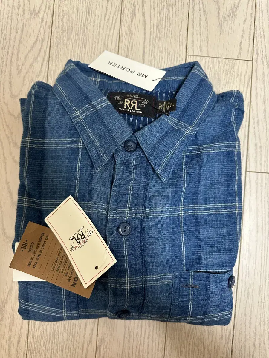 rrl 더블페이스 워크셔츠 L 새상품