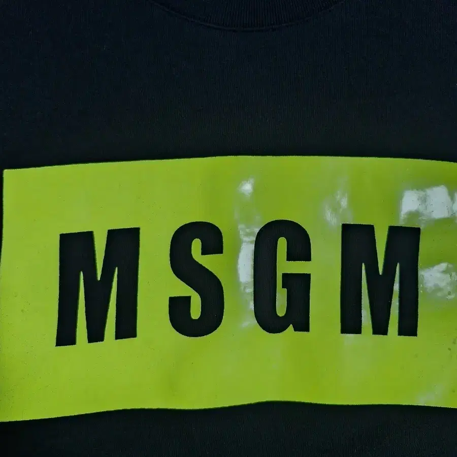 정품 여성 MSGM 로고맨투맨 S